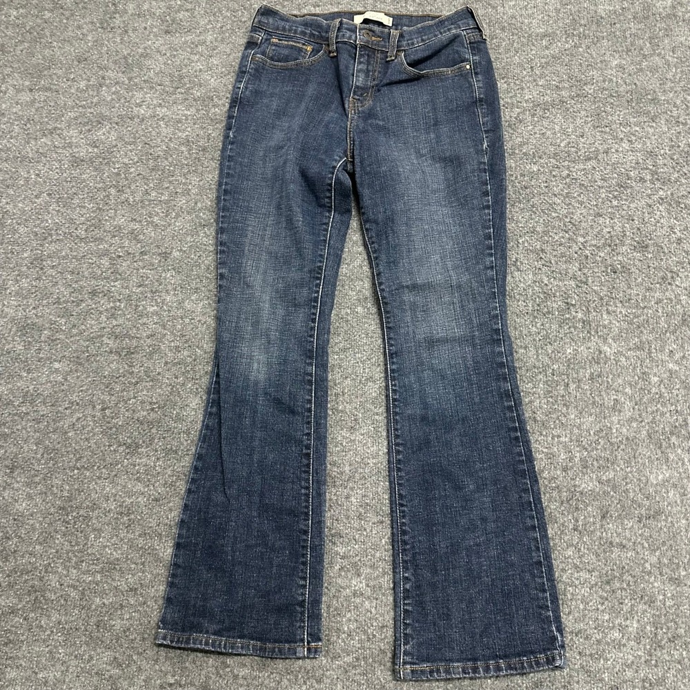 Levi's Jeans Womens Size 4 S/C Dark Wash 515 Bootcut Stretch Denim Casual